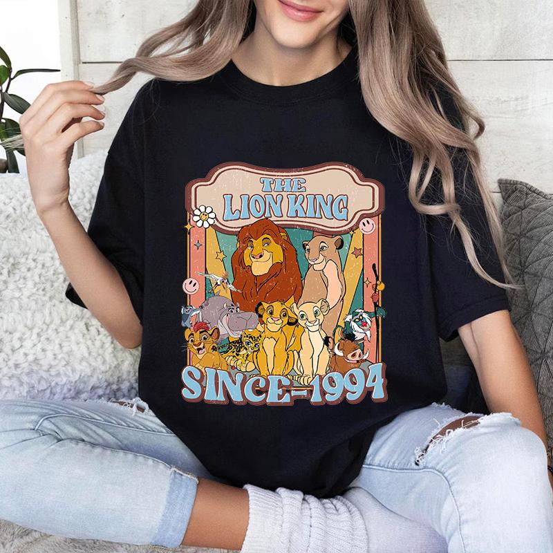 Trendy   The Lion King Since 1994 Printed Womens Summer Fashion TShirt Pure Cotton Short Sleeve Casual Top Adult Costume