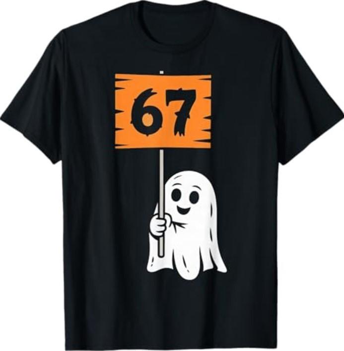 67 Meme Humor 6-7 Six Seven Halloween T-Shirt Unisex T-Shirt XXL