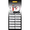 HWAUT P200 Kfz-Stromprüfer 12V/24V Power-Sonde-Kit Elektrisches System Diagnosewerkzeug AC/DC Spannungs- und Durchgangsprüfer