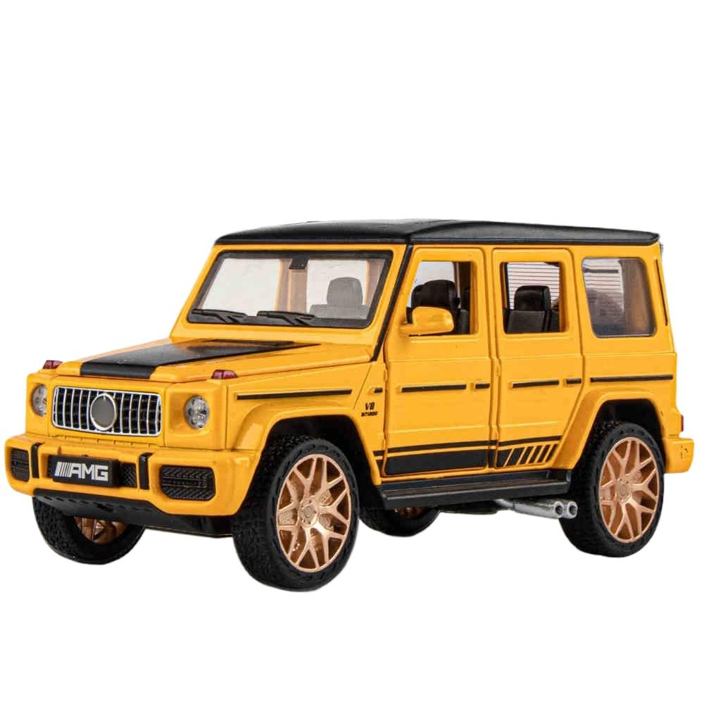 

1/32 Mercedes Benz AMG G63 Shadow Wings Off Road SUV Alloy Diecast Metal Model Car Collectibles Children s Holiday Birthday Gift жёлтый