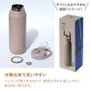 CB Japan Water Bottle Open 1L Beige Direct Drinking Vacuum Insulated Stainless Steel Bottle Active Bottle 1000 Holms One-Touch Double-Layered