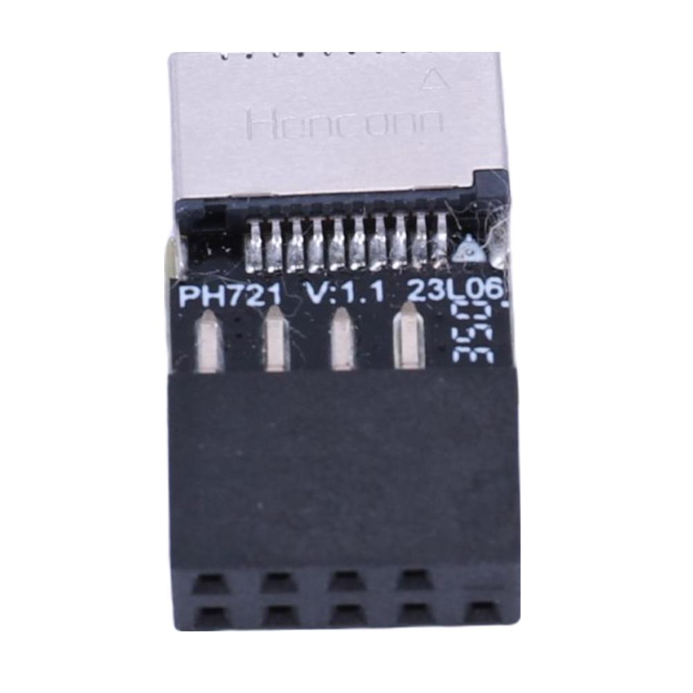 3/5Pcs Motherboard USB 2.0 9Pin To Type-E Connector Plug Play USB 2.0 Expansion Board Motherboard Converter for OS/Windows Linux