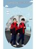 Children's Camouflage Windproof & Waterproof 3-in-1 Hiking Jacket Set for Autumn & Winter