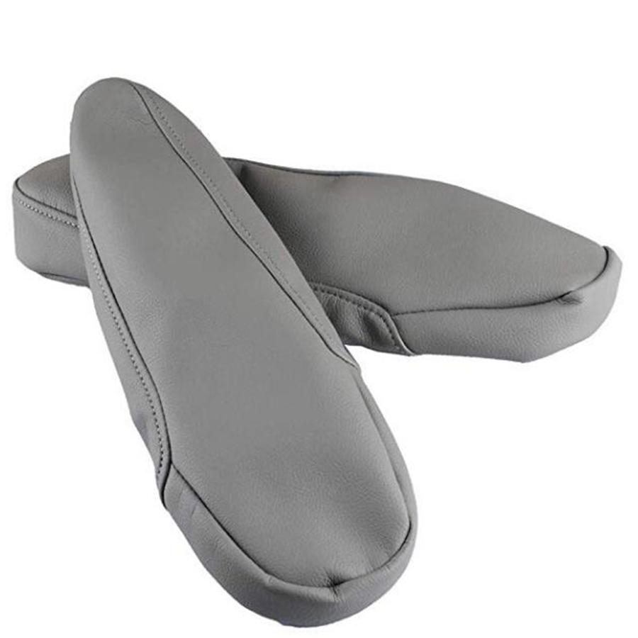 Levý a pravý šedý koženkový kryt loketní opěrky do auta pro Honda Odyssey 2005-2010