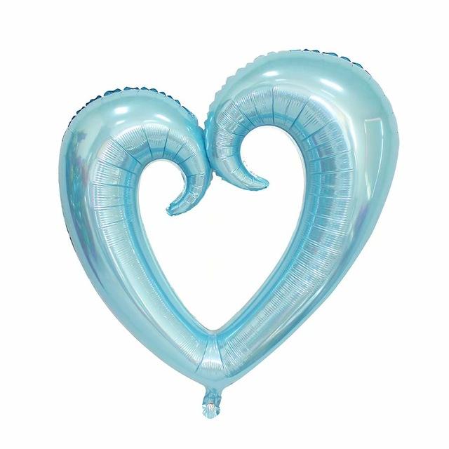 10pcs 36-Inch Giant Heart Foil Balloons with Hook for Wedding Valentine's Day & Birthday Party Decor Helium Ballon