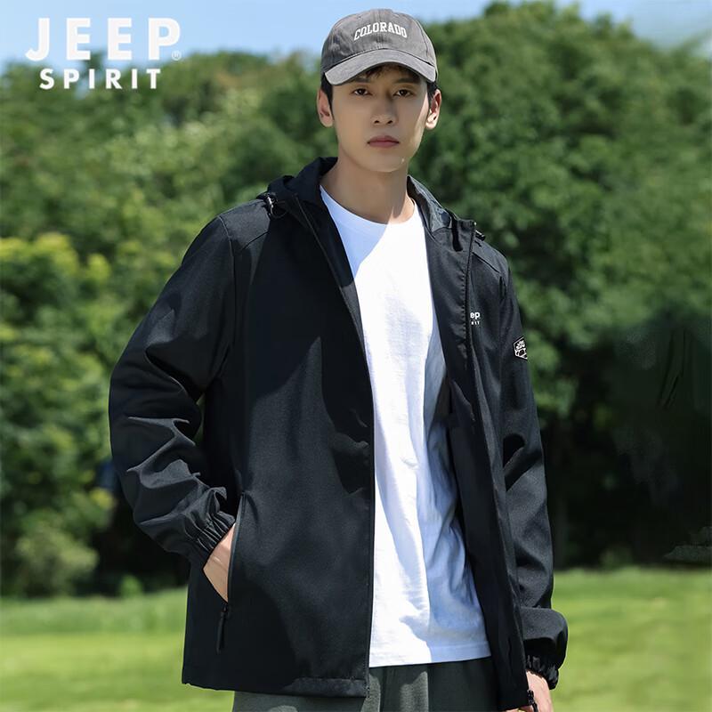 JEEP SPIRIT Herr Casual Jacka med Huva