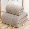 Adult Solid Color Bath Towel Soft Thick Absorbent Hotel Washcloth High Quality and Durable Skin Friendly Gray Beach Washrag