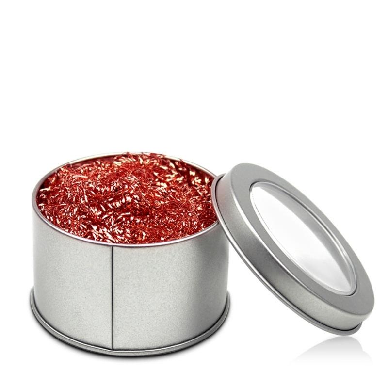 Desoldering Soldering Iron Cleaner Box Cleaning Ball Filter Nozzle Tip Copper Wire Metal Dross Clean Ball