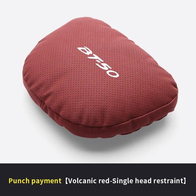 Car Interior 5-Color Selectable Headrest For Mazda BT-50 Auto Headrest Neck Support Lumbar Cushion Soft Neck Pillow Accessories