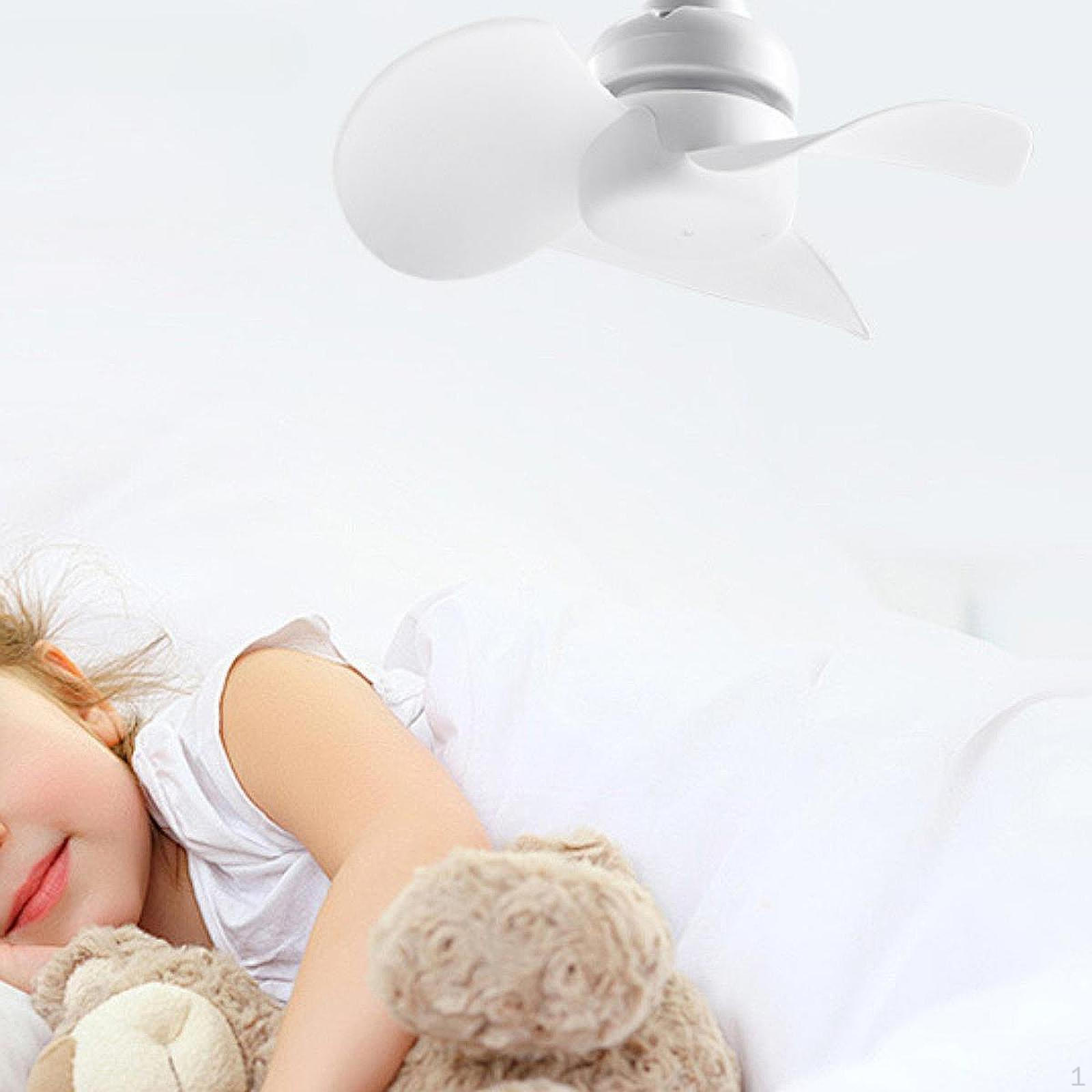 

E27 Цоколь потолочного вентилятора Высокая производительность 3 лопасти Мощный ветер Простая установка для спальни 16cm_No Adjustable Hose