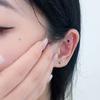Fashion Bowknot Colorful Rhinestone Pearls Ear Point Stickers Ear Pressure Stick Acupuncture Auricular Ear Stickers Massage