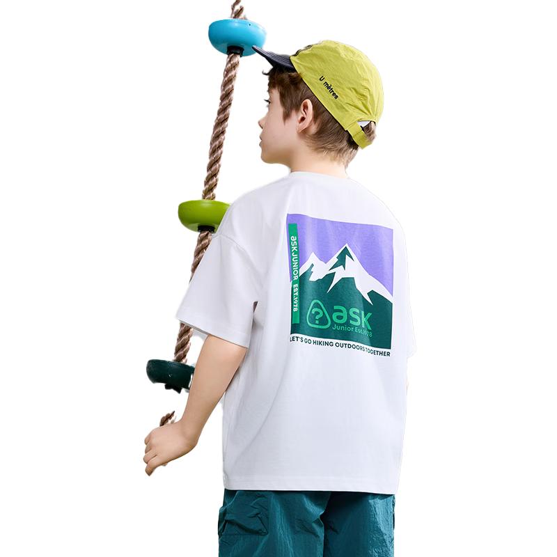 ASK JUNIOR Boys  Casual Short-Sleeve T-Shirt 160