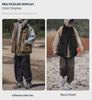 Unisex Japanese Retro Quilted Winter Workwear Vest