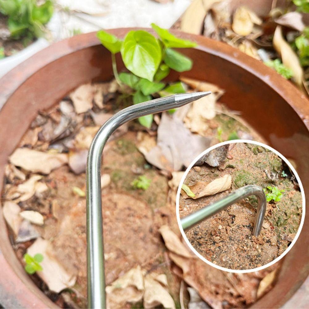 Robust Potted Root Hook Single Claw Grass Hook Wooden Handle Root Hook Bonsai Maintenance