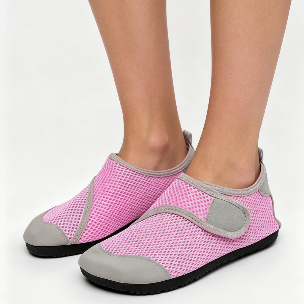 Women's Water Shoes Quick Drying Mesh Aqua Socks Lightweight Slip On Non Slip Sole for Beach Pool Surfing Water Sports