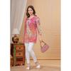 Women Floral Print Rayon Straight Top Kurta Party Wear Designer Top Tunic Kurti VFP-1837a