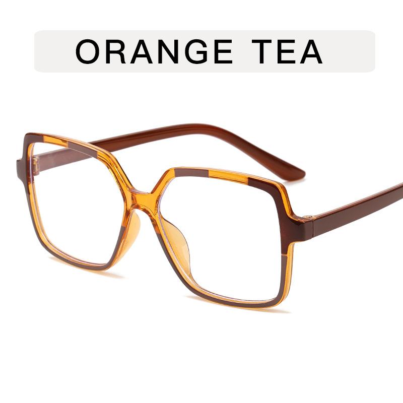 2026 new anti blue light glasses for women ins summer fashion dopamine colored large frame reading glasses