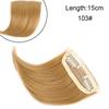 QIANAO One Piece Hair Pads Board Seamless Top Ivisiblity Clips In Piece Thickened Hair Root Pad High Synthetic Hair Straight Hair