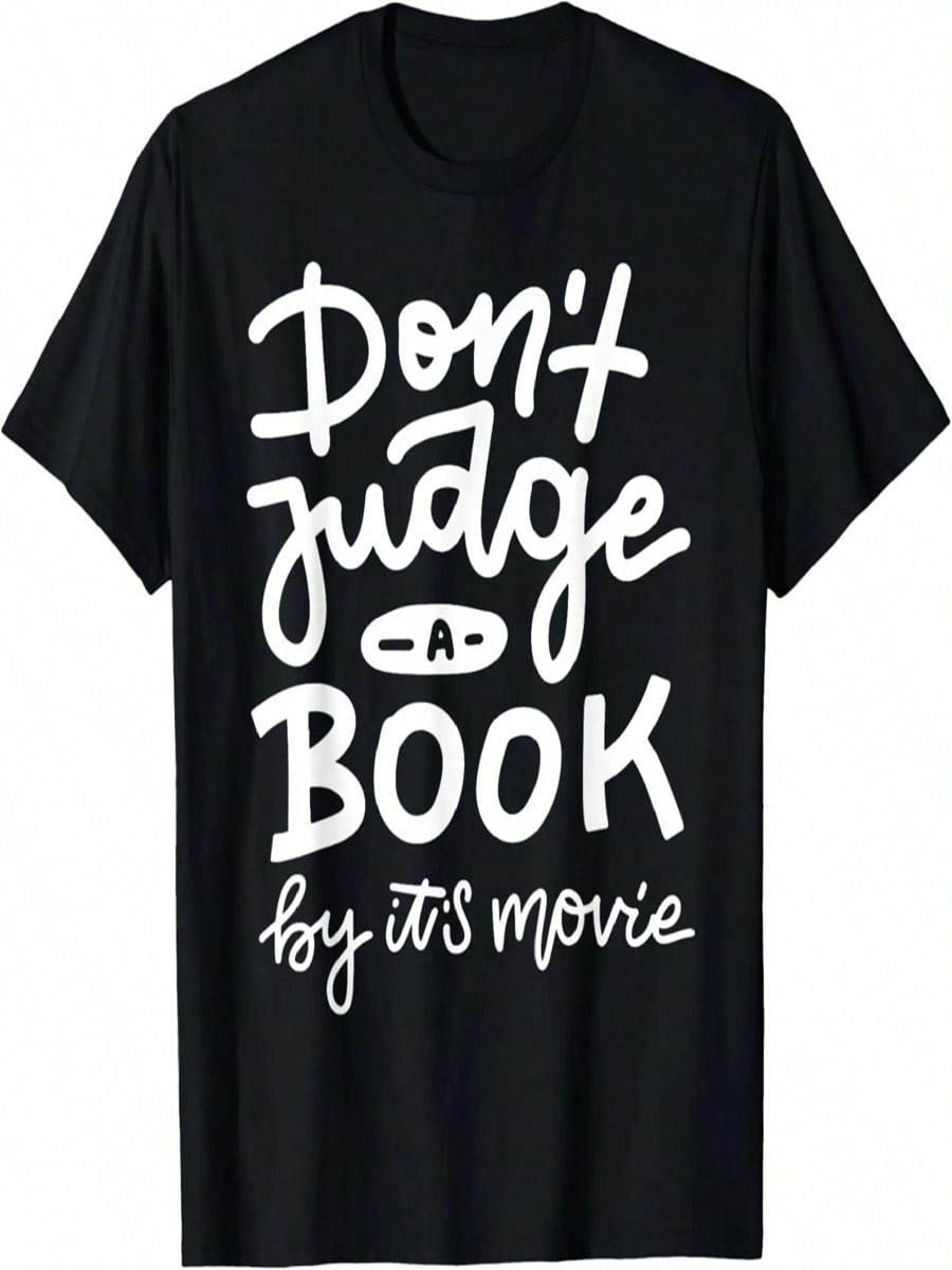Dont Judge A Book By Its Movie T-Shirt S разноцветный