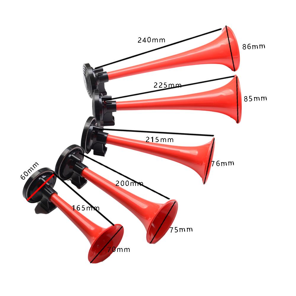 12V 120DB Five Tube Music Air Horn Truck Modified Car Air Horn For Motorcycle Car Boat Truck