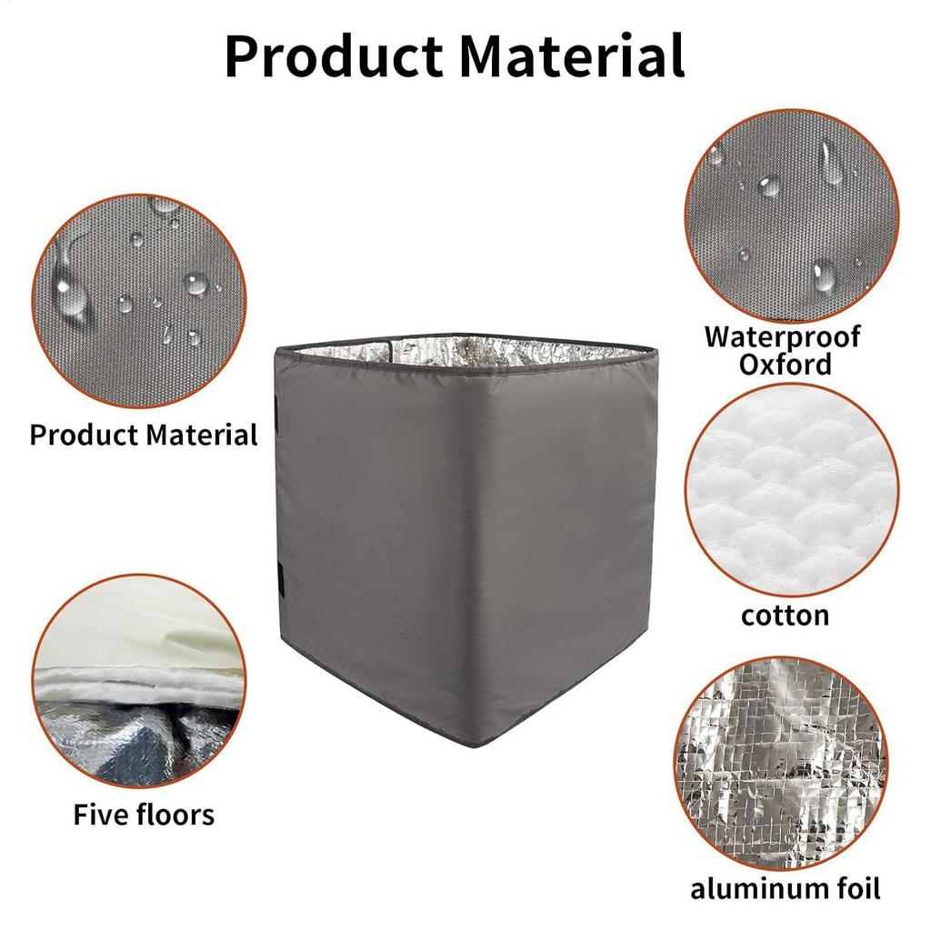 Beehive Winter Wrap 5 Layer Thickened Waterproof Adjustable Bee Hive Cover for Outdoor Beekeeping Backyard Garden Protection