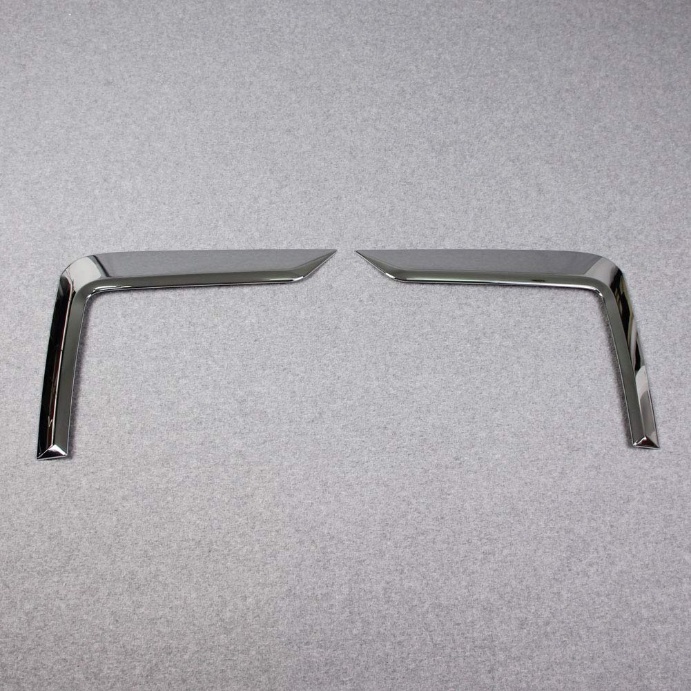 RUIQ Chrome Front Fog Lamp Garnish Bezel Cover for Toyota RAIZE Custom Design (200 Series) - (Bezel A)