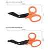 7.5-Inch Stainless Steel EMT Bandage and Gauze Scissors with Angled Tip