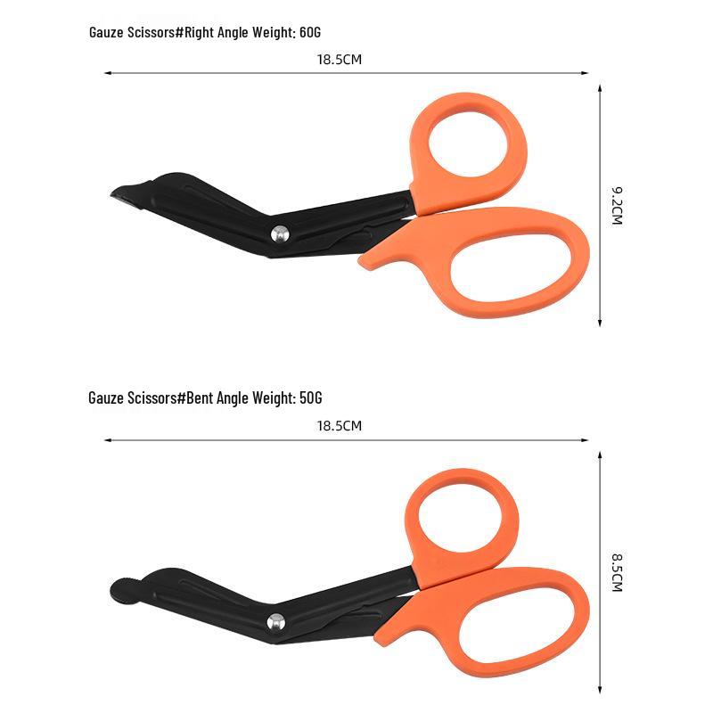 7.5-Inch Stainless Steel EMT Bandage and Gauze Scissors with Angled Tip