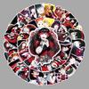 Kakegurui Cartoon Graffiti Stickers - 50 Decorative Sheets for Scooter, Laptop, and Car