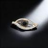 Hollow Out Rhinestone Eye Brooches Decoration Banquet Clothes Pin Devil Eye Brooch Pin  Decoration