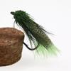 Bimoo 6 Stück #4 Sculpin Imitation Streamer Fly Green Zoo Cougar Fly Langsam sinkende Forellen-Angelköder