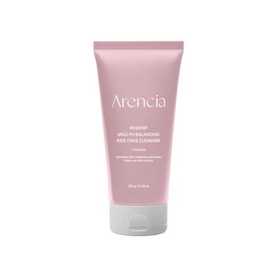 Pulitore viso in riso all'olio di rosa canina, pH bilanciato, delicato, 150g