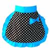 Cotton Half Apron Small Dot Hotel Apron Fashion Working Clothes  For Women Girls