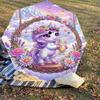 1PC Unicorn Flowers Umbrella-8-Rib Reinforced, Automatic Open, Lightweight & Durable, Fashion Accessory for Outdoor, H0337
