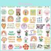 50 Motivational Original Danish Powder Green Stickers Adorable Style Waterproof Decals For Guitar Notebook And Suitcase Diy Char