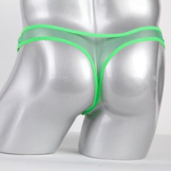 Men Briefs Stretchy See-through Low Waist No Bound Feeling Mesh Men Underpants Inner