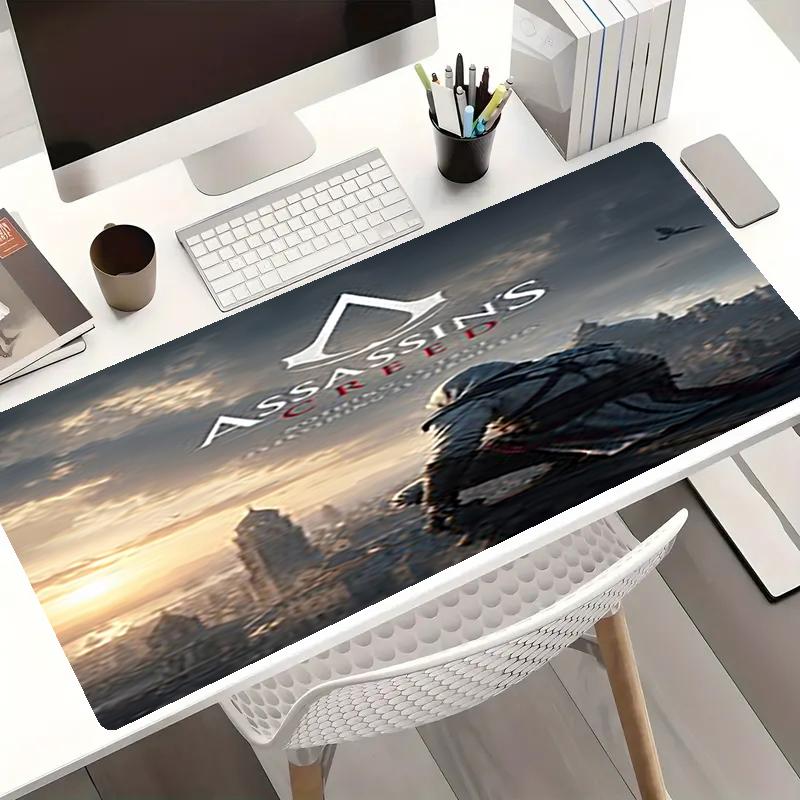 Assassin's Creed Theme Mouse Pad, Non Slip Rubber Base, Multifunctional Office & Home Decor, Perfect for Workspace Personalization.