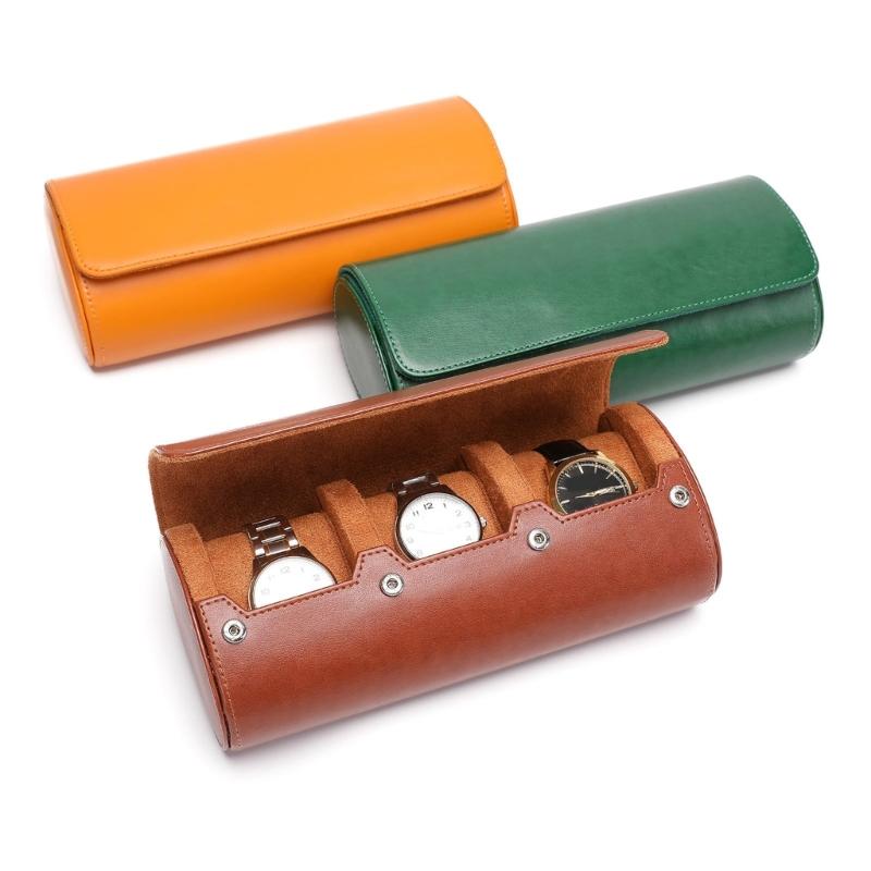 Watch Storage Box Watch Roll Case Watch Jewelry Organizer PU Material for Watch