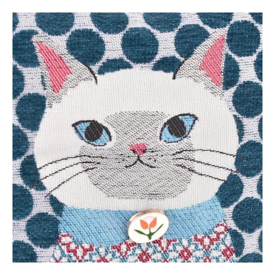 [Kusuguru Japan] Parlor Suzuran-do Jacquard Woven Pouch - Suzuran-san BL