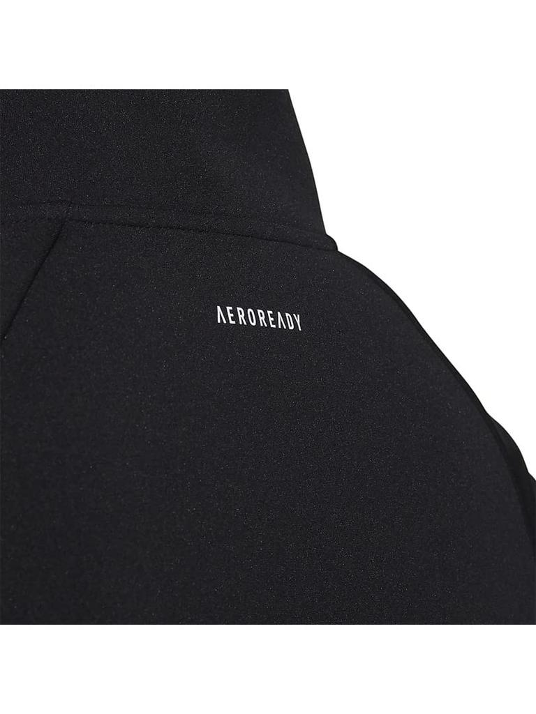 Adidas JIL43 Double Knit Track Size M Women's 3-Stripes Top, Black/Black (H29515),