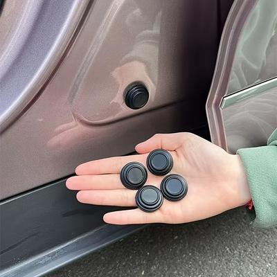 4 Peças/Pacote Almofadas de Vedação de Porta de Carro de Silicone, Redução de Ruído e Amortecimento de Vibração, Absorção de Choque para uma Experiência Veicular Mais Silenciosa, Universal