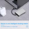 11-in-1 USB C Hub Universal Type-C Adapter Dongle High Speed Mini Docking