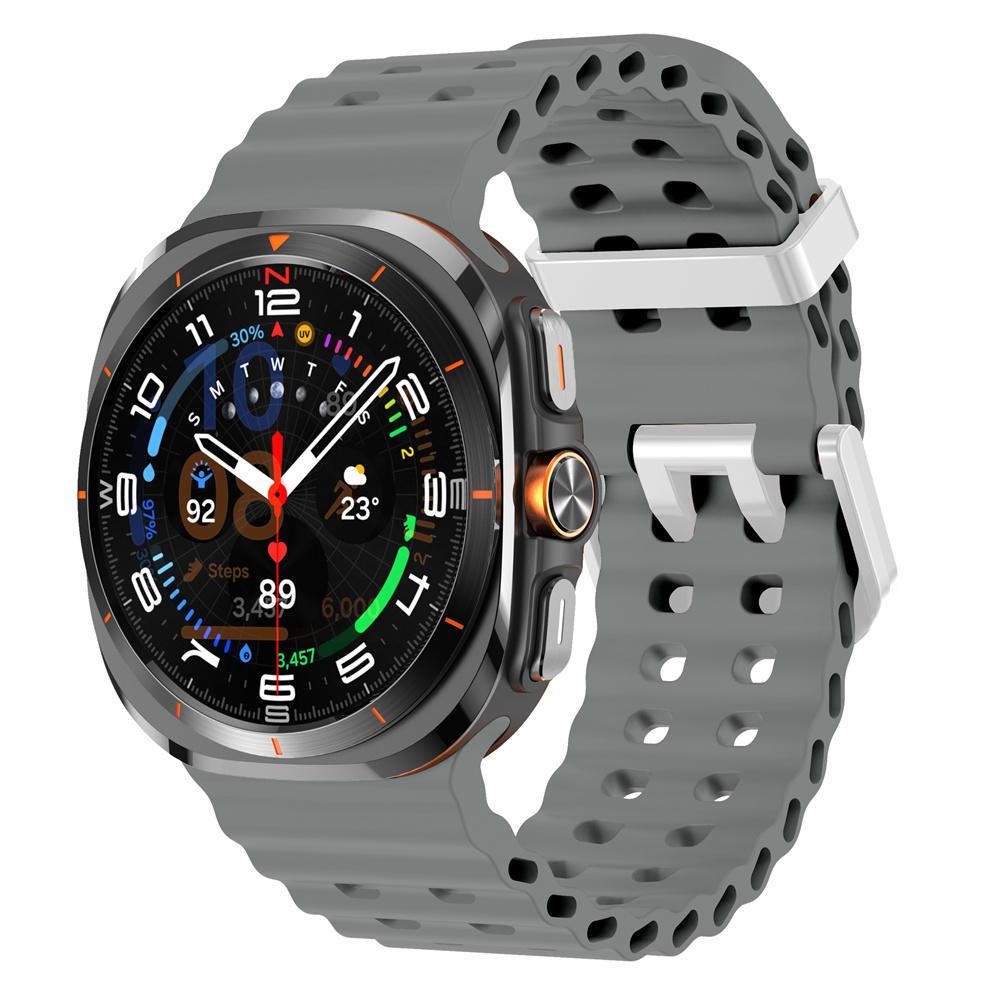 Silicone Breathable Strap For Samsung Galaxy Watch Ultra 47mm Marine Wristband Bracelet Galaxy Watch Ultra(2025) 47mm  Watchband