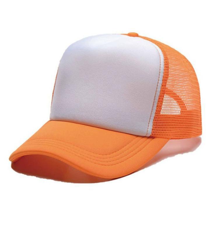 Wholeasle Custom Logo Baseball Caps For Men Women Summer Half Mesh Sponge Breathable Advertising Hat Boys Girls Outdoor Sunshade
