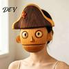 Halloween Costume Accessories Nutcracker Head Masque, Realistic Puppet Full Face Theatrical Performance Supplies Masque for Festivals, Costume,