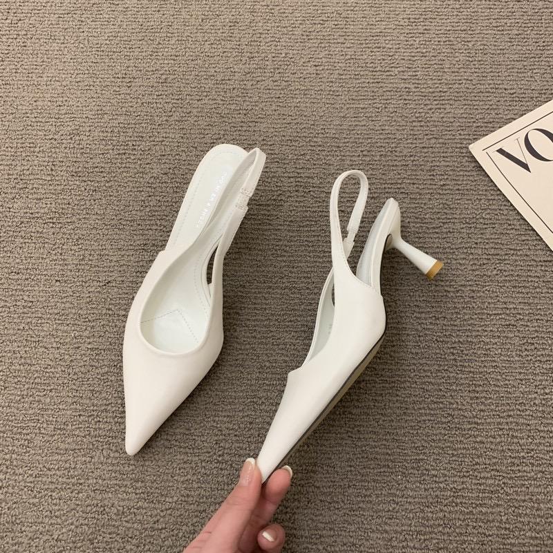 New Soft Leather Black Professional High Heels Female Stiletto All-match Flight Attendant Single Shoes Work Shoes Zapatos Mujer