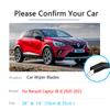 2x For Renault Captur Mitsubishi ASX XJB HJB HJE MK2 ~2023 Front Rear Wiper Blades Set Windshield Windows Auto