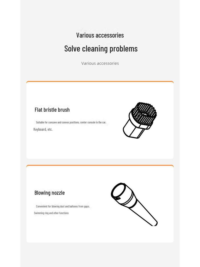 Kabelloser Handstaubsauger Mini für Auto & Haushalt