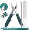 25° Schrägkanten-Nagelknipser-Set Anti-Spritz-Adler-Schnabel Schräge Zehennagel-Trimmer für eingewachsene Zehennägel Professionelle Maniküre-Werkzeuge