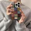 Чохол для телефону Dopamine Color Block Match Plaid для iPhone 17 16 15 14 13 12 11 Pro Max AIR XS XR Max 7 8 Plus Mini Y2K Прозорий чохол